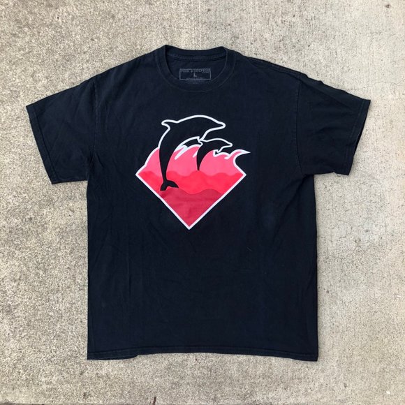 Pink + Dolphin Graphic Tee - Picture 1 of 4
